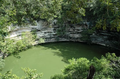 The Sacred Cenote at Chichén Itzá.