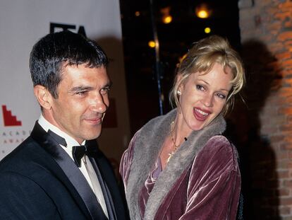 Antonio Banderas y Melanie Griffith estuvieron casados 18 años.