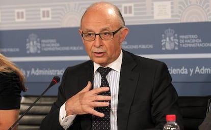 El ministro de Hacienda y Administraciones Públicas, Cristóbal Montoro, en una imagen de archivo.