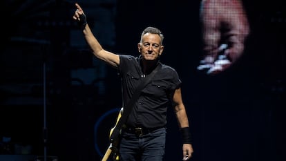 Bruce Springsteen, el viernes pasado en el Estadio Olímpico de Barcelona.