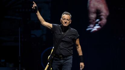 Bruce Springsteen, el viernes pasado en el Estadio Olímpico de Barcelona.