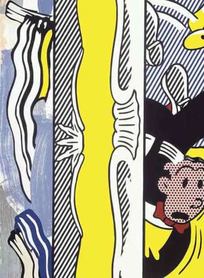Detalle de 'Dos cuadros: Dagwood', obra del neoyorquino Roy Lichtenstein realizada en 1984.