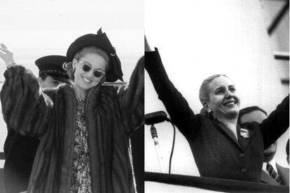 En 1996, Madonna interpretó a Evita Perón en la película Evita donde compartió papel con Antonio Banderas.