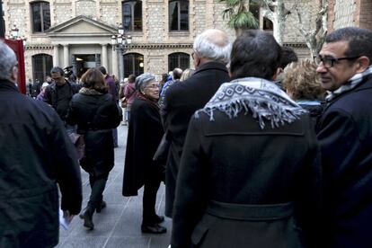 Cues a l'Escola Industrial de Barcelona.