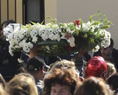 The funeral was held in El Palo, Malaga, on Sunday.