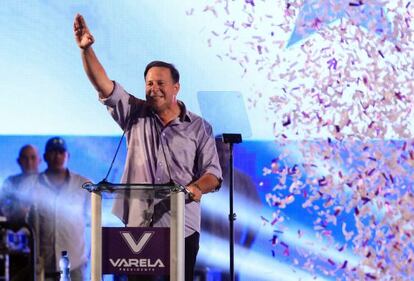 Juan Carlos Varela, candidato opositor a la presidencia de Panamá