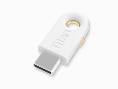 La llave USB-C Titan de Google, ya disponible para usuarios de iOS