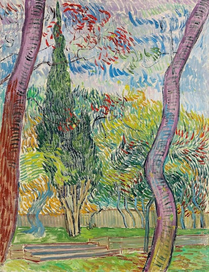 11_Van Gogh_Trees in the Garden of the Asylum, October 1889_Private Collection_Fig 88