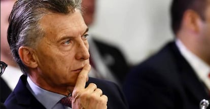 El presidente de Argentina, Mauricio Macri.