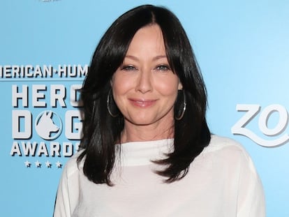 Shannen Doherty, en unos premios en Beverly Hills, California, en octubre de 2019.