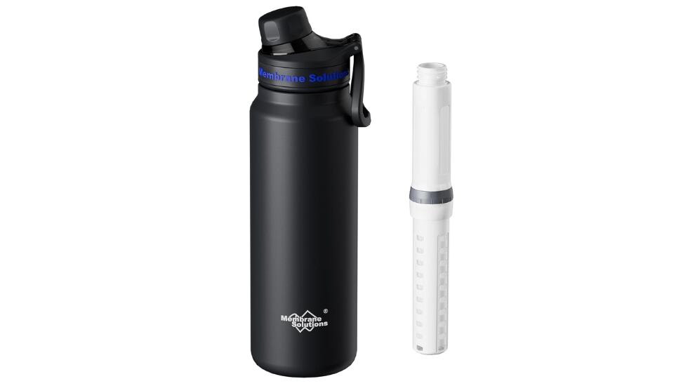 Vista del filtrador de agua de la marca Membrane Solutions.