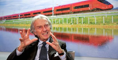 El presidente de NTV (matriz de Italo), Luca Cordero di Montezemolo, en Roma (Italia).