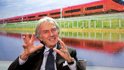 El presidente de NTV (matriz de Italo), Luca Cordero di Montezemolo, en Roma (Italia).