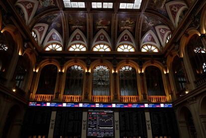 Bolsa de Madrid.