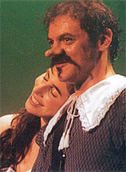 Óscar Sánchez, en la versión del <i>Cyrano de Bergerac </i>estrenada en Almagro.