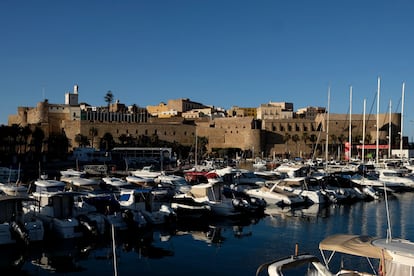 Vista de la fortaleza de Melilla, este miércoles.