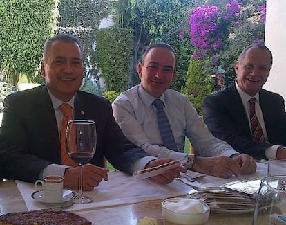 Manlio Fabio Beltrones, Jorge Estefan Chidiac y Alejandro Capdevielle