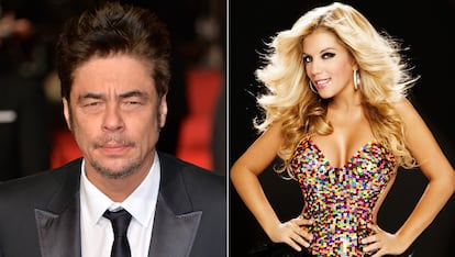 Benicio del Toro y Rebeca

Parentesco: primos.

El nombre completo de la cantante es Rebeca Pous del Toro y es prima del actor por parte de su madre (la artista Franciska).