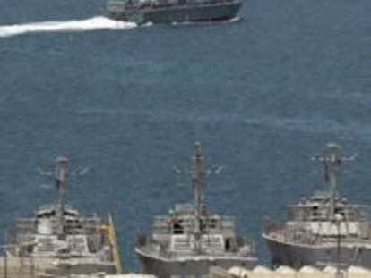 Embarcación de control israelí