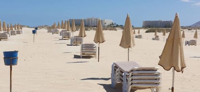 Playas vacías en Fuerteventura.