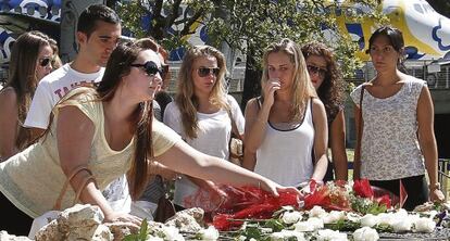 Un homenaje de las víctimas del accidente en 2013.