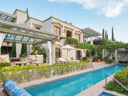 Casa con piscina en San Miguel de Allende, Guanajuato.