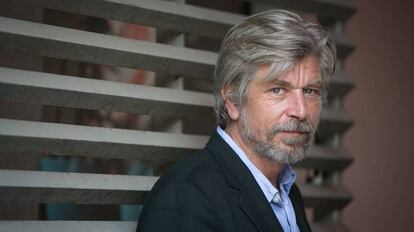 O escritor Karl Ove Knausgård em Barcelona