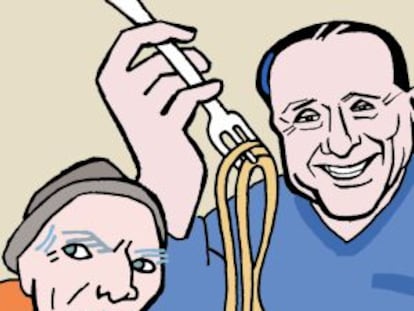 Berlusconi, al geriátrico