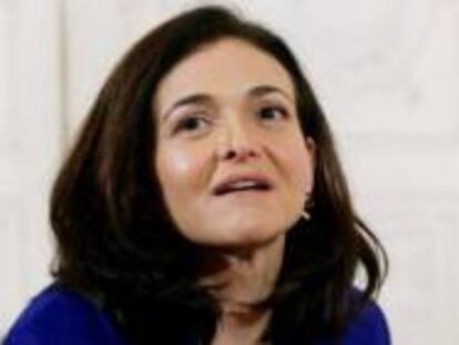 Sheryl Sandberg, jefa de operaciones saliente de Meta.