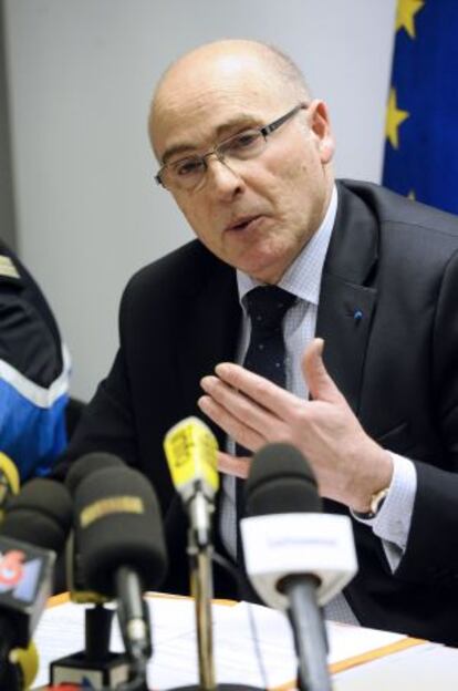 Brice Robin, fiscal jefe de Marsella, durante la rueda de prensa del pasado jueves.