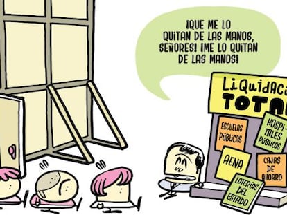 Imagen del cómic 'Españistán. Este país se va a la mierda'.