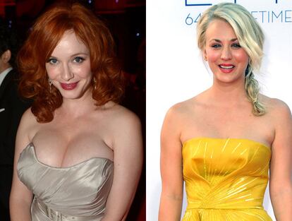 Christina Hendricks Kaley Cuoco