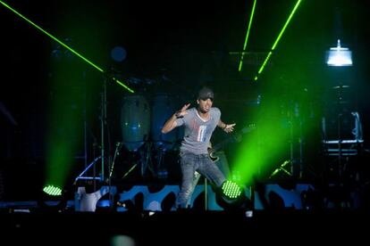 Enrique Iglesias, en el concierto del Palacio de los Deportes