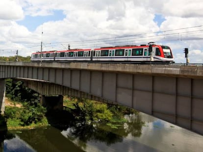 Un tren de Alstom en Santo Domingo (República Domicana).