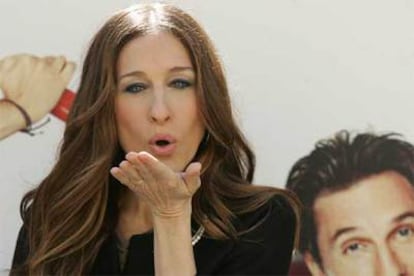 Sarah Jessica Parker, durante la presentación en Madrid de la comedia <i>Novia por contrato.</i>