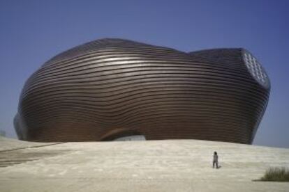 El museo de Ordos, en China, proyecto del estudio MAD Architects.