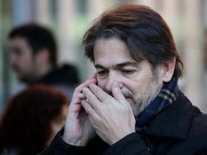 Pujol abans d'entrar al jutjat d'instrucció número 9 de Barcelona