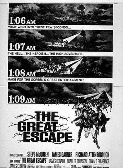 Cartel promocional del filme 'La gran evasión'