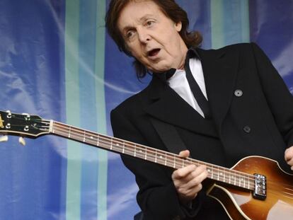 Paul McCartney, en un concierto en 2013.