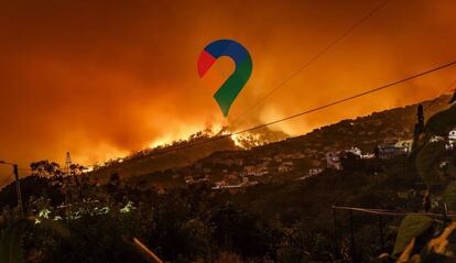 Google Maps será capaz de informar sobre incendios forestales.