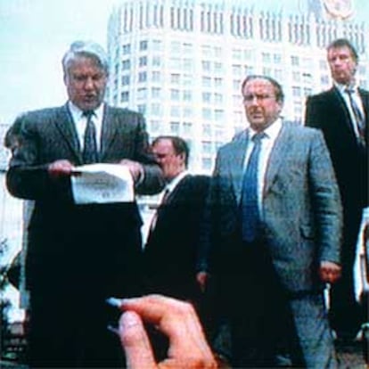Imagen del reportaje de 1992 <i>La segunda revolución rusa</i>.