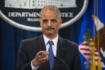 En la imagen, el secretario de Justicia de Estados Unidos, Eric Holder.