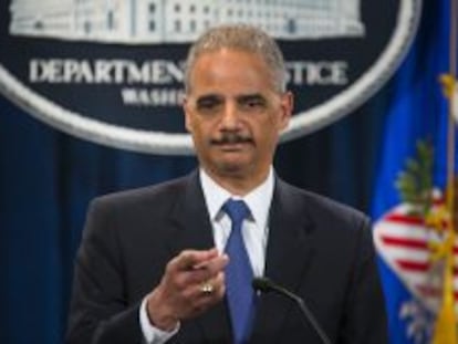 En la imagen, el secretario de Justicia de Estados Unidos, Eric Holder.