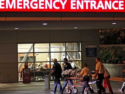 Entrada de un centro médico en Estados Unidos.