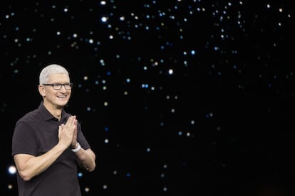 Tim Cook, in Cupertino (California), in September 2022.