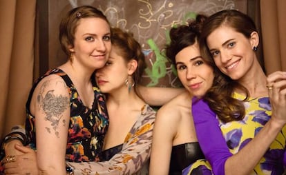 Las protagonistas de la serie &#039;Girls&#039;.