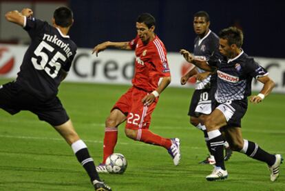 Ángel Di Maria scored the only goal in Zagreb.