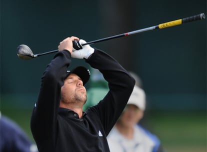 Sergio García lamenta un golpe fallado en el torneo de la PGA.