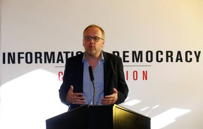 Christophe Deloire, secretario general de Reporteros Sin Fronteras.