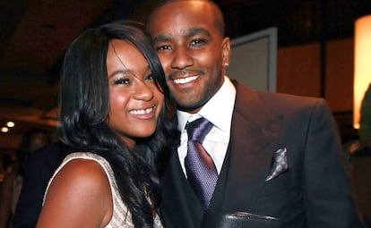 Bobbi Kristina y su novio, Nick Gordon, en una imagen de archivo.